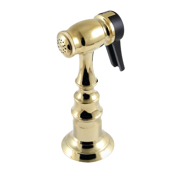 Kitchen Side Sprayer, Polished Brass